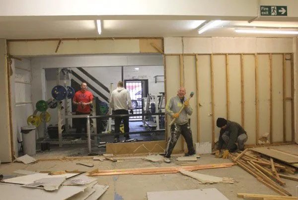 fitness centre refurb